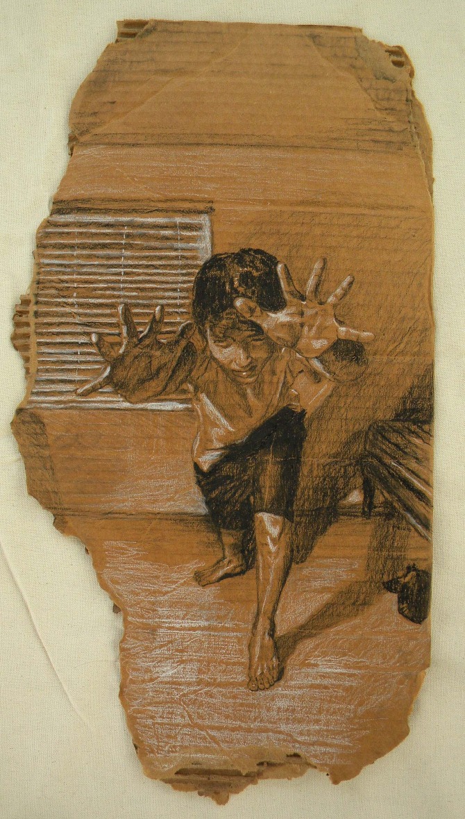 Cardboard Drawings Diego Salazar